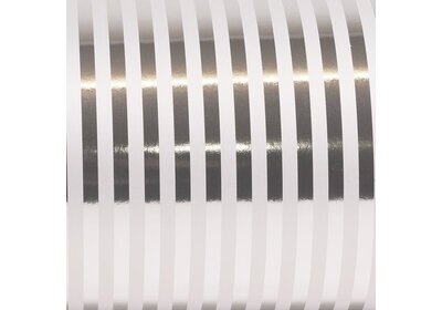 Metallic Kadopapier Streep dessin op rol á  100 meter