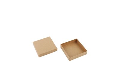 Kraft Geschenkdozen met deksel  Bruin