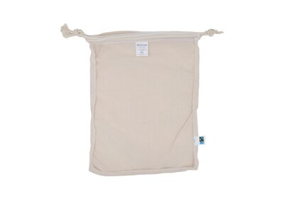 Katoenen Eco zakjes met Trekkoord webbing structuur