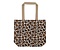 Katoenen Luipaard tote Bags verpakt 25 stuks