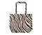 Katoenen Zebra tote Bags verpakt 25 stuks