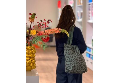 Katoenen Jaguar tote Bags verpakt 25 stuks