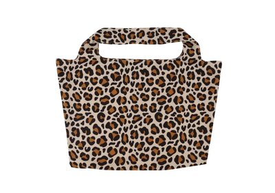 Katoenen Luipaard Strandtas verpakt 25 stuks