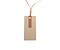Hangtags met gekleurd lintje Rood