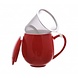 Tea Brokers Theebeker met RVS filter en deksel rood Tea Brokers Theebeker met RVS filter en deksel rood