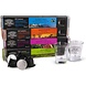 Compagnia dell'Arabica - Italiaanse koffie Cadeauverpakking 40 capsules + 2 espressoglazen Compagnia dell'Arabica - Italiaanse koffie Cadeauverpakking 40 capsules + 2 espressoglazen