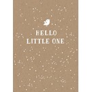 df018 | Designfräulein | Hello little One - Postkarte A6