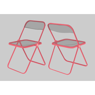 dc005 | Design Classics | Plia  Chair (Giancarlo Piretti) - Postkarte A6