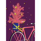 lux048 | luminous | Bike with tree - Postkarte