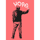 mu043 | museum art | Hope, Banksy - postcard