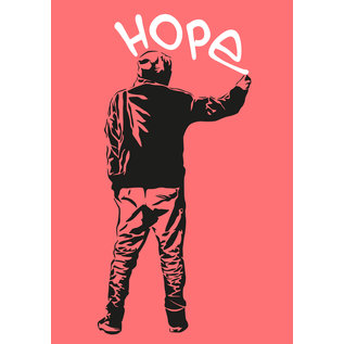 mu043 | museum art | Hope, Banksy - postcard A6