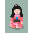 ha043 | happiness | Asian Babygirl - Postkarte