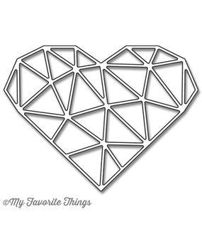 My Favorite Things Abstract Heart (MFT-1030) My Favorite Things Abstract Heart (MFT-1030)