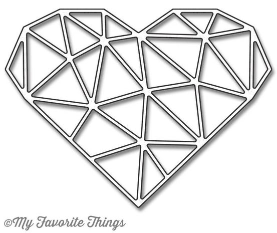 My Favorite Things Abstract Heart (MFT-1030) My Favorite Things Abstract Heart (MFT-1030)