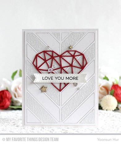 My Favorite Things Abstract Heart (MFT-1030) My Favorite Things Abstract Heart (MFT-1030)