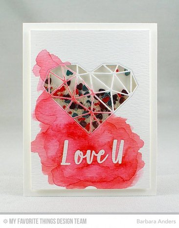 My Favorite Things Abstract Heart (MFT-1030) My Favorite Things Abstract Heart (MFT-1030)