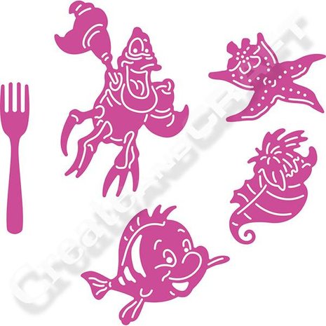 Disney 'Princess' Ariel Embellishments (DL088) Disney 'Princess' Ariel Embellishments (DL088)