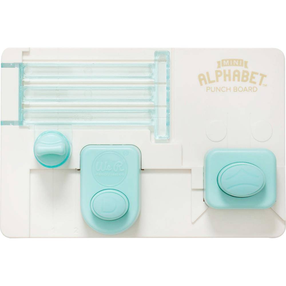We R Memory Keepers Mini Alphabet Punch Board (663004) Paperpads.nl