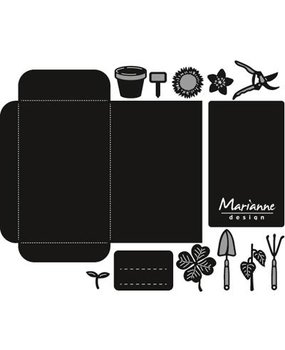 Marianne Design Craftable Seed Pocket & Garden Tools (CR1395) Marianne Design Craftable Seed Pocket & Garden Tools (CR1395)