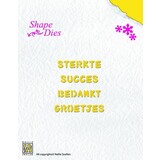 Nellie Snellen Shape Die Dutch Texts 2 (SD030)