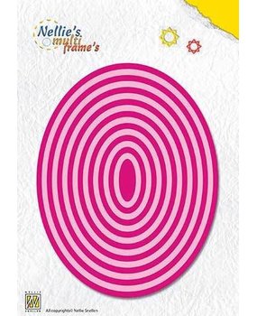Nellie Snellen Multi Frame Straight Oval 2 (MFD102)