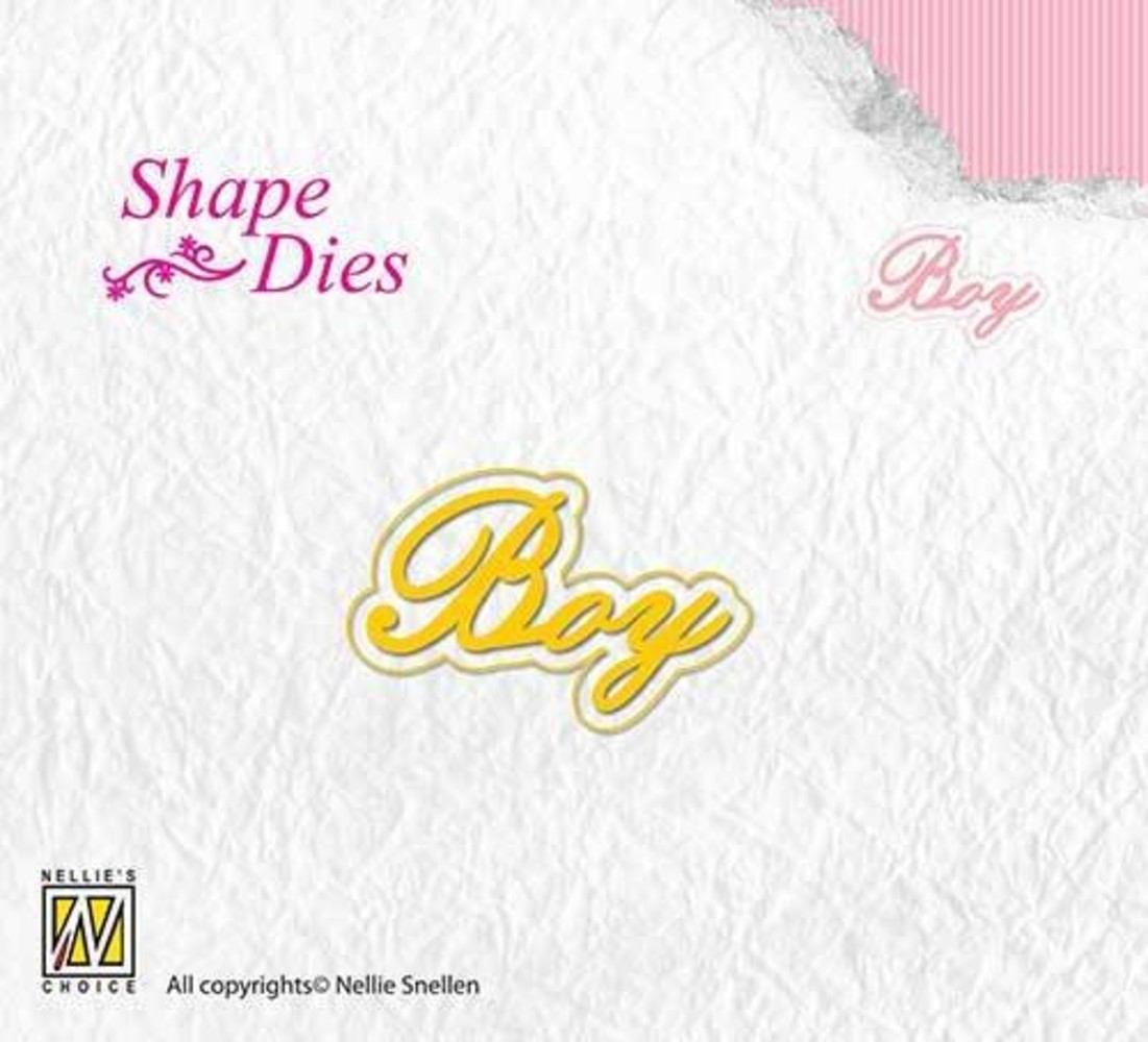 Nellie Snellen Shape Die Boy (SD118) Nellie Snellen Shape Die Boy (SD118)