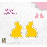 Nellie Snellen Shape Die Rabbits (SD122)