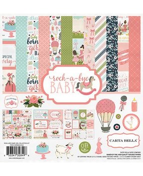 Carta Bella Rock-a-Bye Girl 12x12 Inch Collection Kit (CBRBG63016) Carta Bella Rock-a-Bye Girl 12x12 Inch Collection Kit (CBRBG63016)