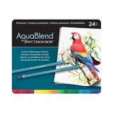 Spectrum Noir AquaBlend Aquarel Potloden Doos a 24 Stuks - Primaire (SPECAB-PRI24)