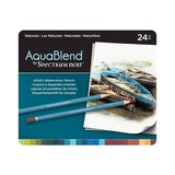 Spectrum Noir AquaBlend Aquarel Potloden Doos a 24 Stuks - Naturals (SPECAB-NAT24)