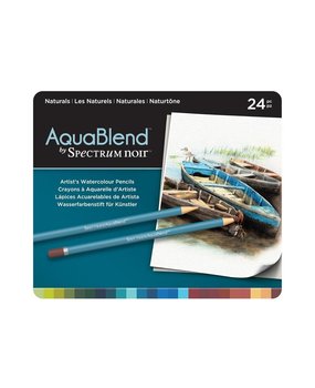Spectrum Noir AquaBlend Aquarel Potloden Doos a 24 Stuks - Naturals (SPECAB-NAT24) Spectrum Noir AquaBlend Aquarel Potloden Doos a 24 Stuks - Naturals (SPECAB-NAT24)