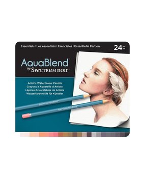 Spectrum Noir AquaBlend Aquarel Potloden Doos a 24 Stuks - Essentials (SPECAB-ESS24) Spectrum Noir AquaBlend Aquarel Potloden Doos a 24 Stuks - Essentials (SPECAB-ESS24)