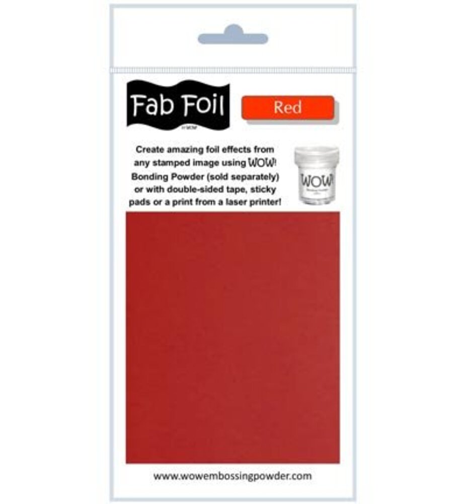 WOW! Red Fabulous Foil (W216-RE80) WOW! Red Fabulous Foil (W216-RE80)