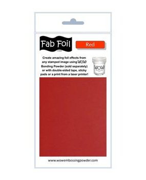 WOW! Red Fabulous Foil (W216-RE80) WOW! Red Fabulous Foil (W216-RE80)