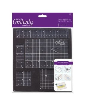 Docrafts Creativity Essentials Clear Stamp Block Set #1 (DCE 9031007)