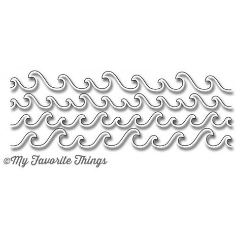 My Favorite Things Die-namics Making Waves (MFT-438)