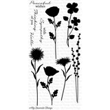 My Favorite Things Grand Peaceful Wildflowers Clear Stamps (LJD-31)