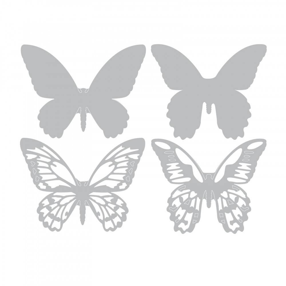 Sizzix Thinlits Alterations Detailed Butterflies (661802) Sizzix Thinlits Alterations Detailed Butterflies (661802)