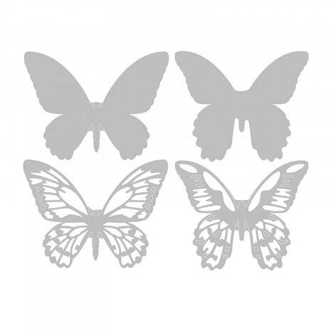 Sizzix Thinlits Alterations Detailed Butterflies (661802) Sizzix Thinlits Alterations Detailed Butterflies (661802)