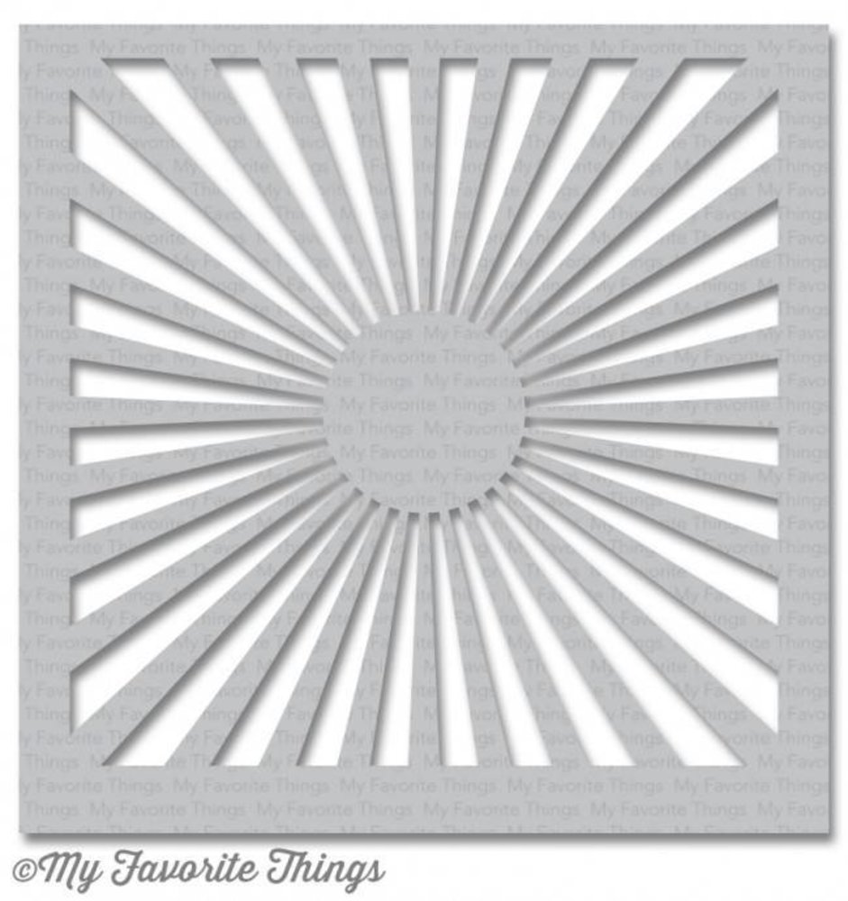 My Favorite Things Radiating Rays Stencil (ST-98) My Favorite Things Radiating Rays Stencil (ST-98)
