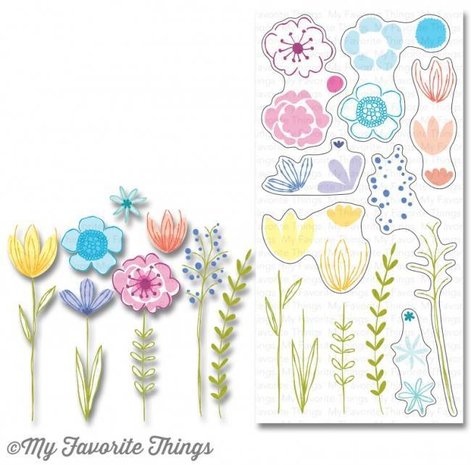 My Favorite Things Sketched Blooms 2 (CS-166) My Favorite Things Sketched Blooms 2 (CS-166)