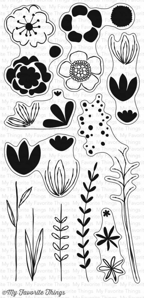 My Favorite Things Sketched Blooms 2 (CS-166) My Favorite Things Sketched Blooms 2 (CS-166)