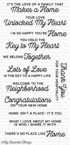 My Favorite Things No Place Like Home (CS-172)