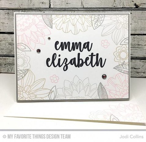 My Favorite Things Fancy Flowers (CS-160) My Favorite Things Fancy Flowers (CS-160)