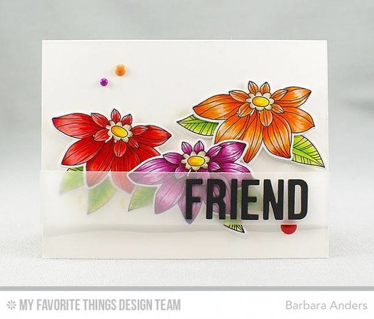 My Favorite Things Fancy Flowers (CS-160) My Favorite Things Fancy Flowers (CS-160)