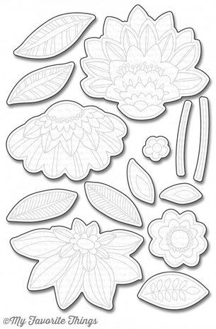 My Favorite Things Fancy Flowers (MFT-1019)