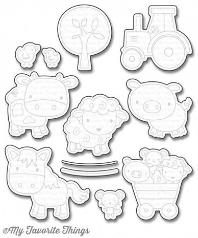 My Favorite Things Farm Friends (MFT-1059) My Favorite Things Farm Friends (MFT-1059)