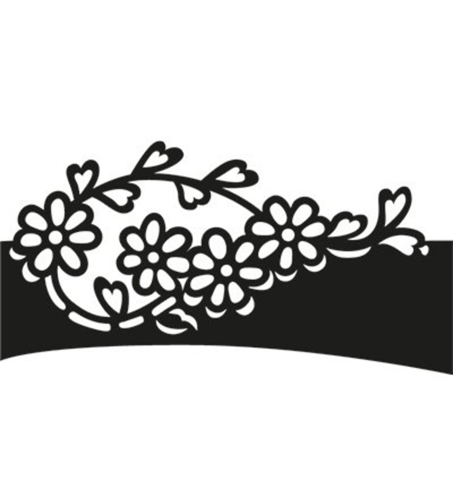 Marianne Design Craftable Folding Die Flowers (CR1270) Marianne Design Craftable Folding Die Flowers (CR1270)