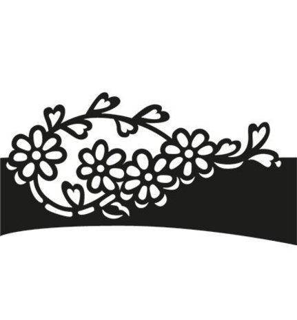 Marianne Design Craftable Folding Die Flowers (CR1270) Marianne Design Craftable Folding Die Flowers (CR1270)