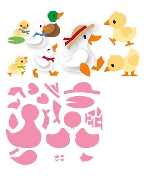 Marianne Design Collectable Eline's Duck Family (COL1428) Marianne Design Collectable Eline's Duck Family (COL1428)